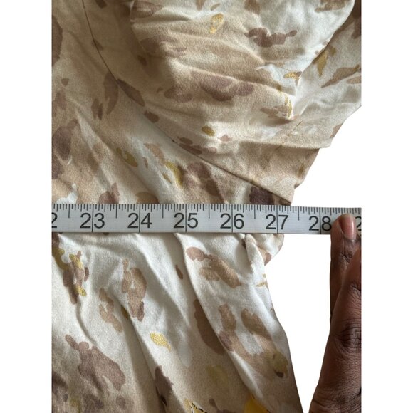 Womens Floral Print Tunic Top 3/4 Sleeves Plus Size 2XL Romantic Whimsical Boho - Picture 3 of 7